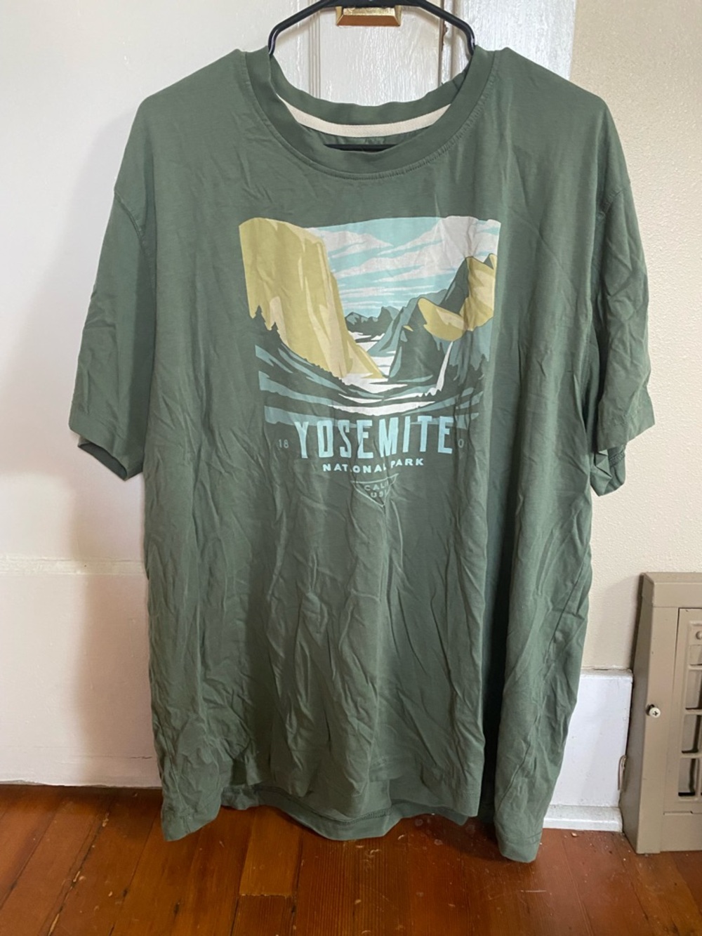 Yosemite Graphic Tee - Olive Green Men’s Shirt